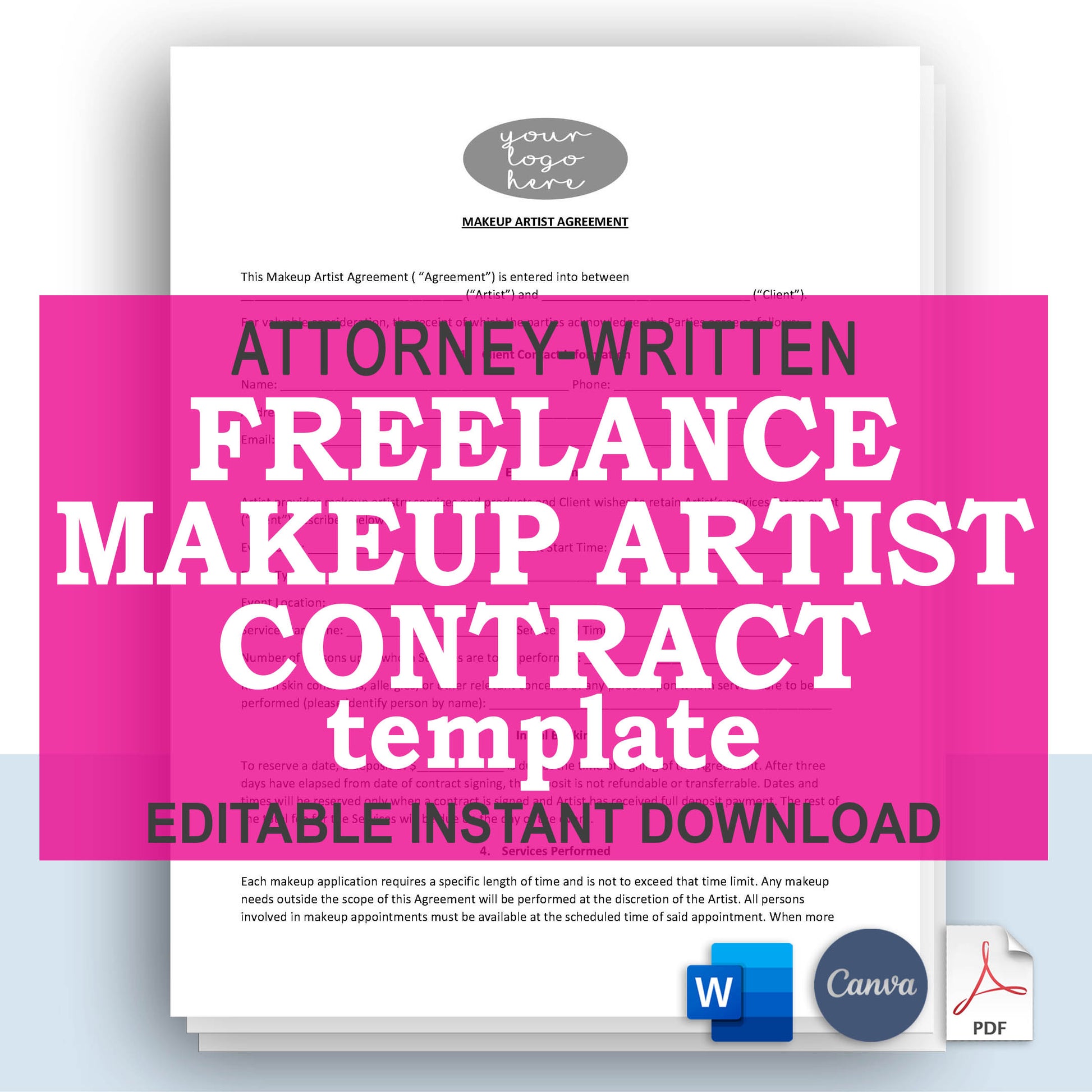 Freelance Makeup Artist Contract