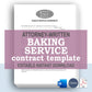 Cake Contract Template, Attorney-Written Editable Instant Download