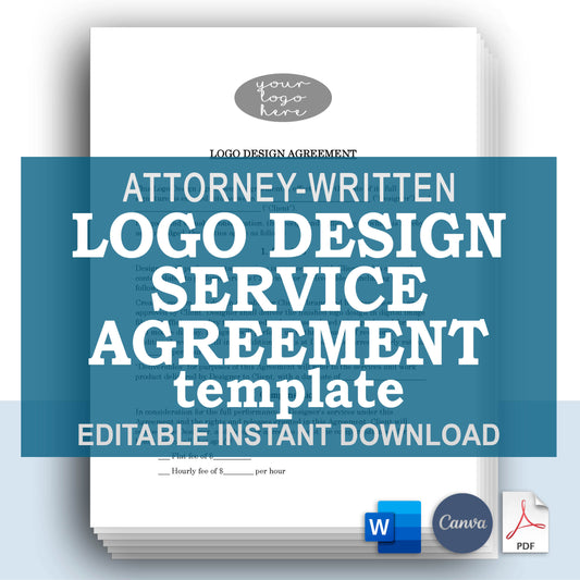 Logo Design Contract Template, Attorney-Written & Editable