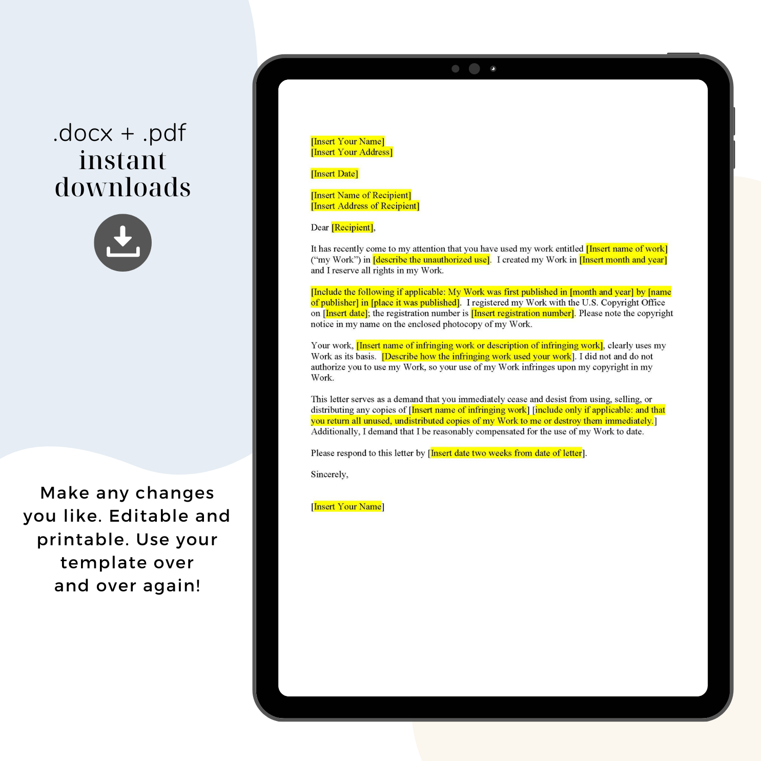 cease-and-desist-letter-template-for-infringement-attorney-written-legal-dash-forms for Free Printable Cease And Desist Letter Cease and Desist Letter Template for Infringement, Attorney-Written & – Legal Dash Forms for Free Printable Cease And Desist Letter