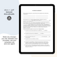 Roommate Agreement Template, Attorney-Written, Editable Instant Download