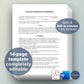 Affiliate Marketing Agreement Template, Attorney-Written & Editable Instant Download